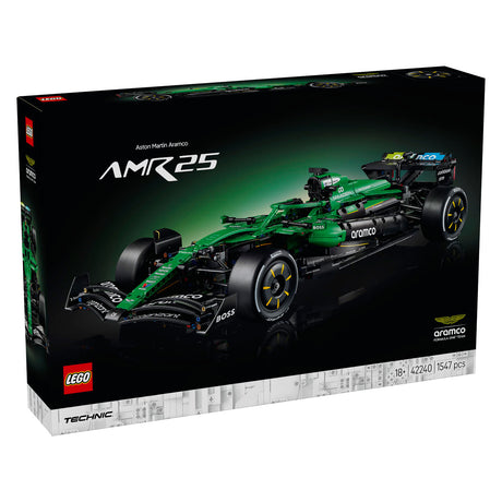Lego technic aston martin aramco amr25 f1 car building kit for adults with model car 42240