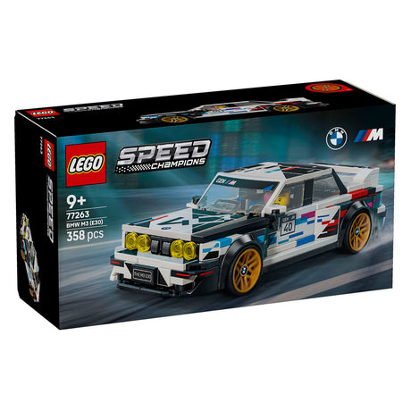 Lego speed champions bmw m3 (e30) auto bouwpakket voor kinderen en kinderkamer decoratie 77263