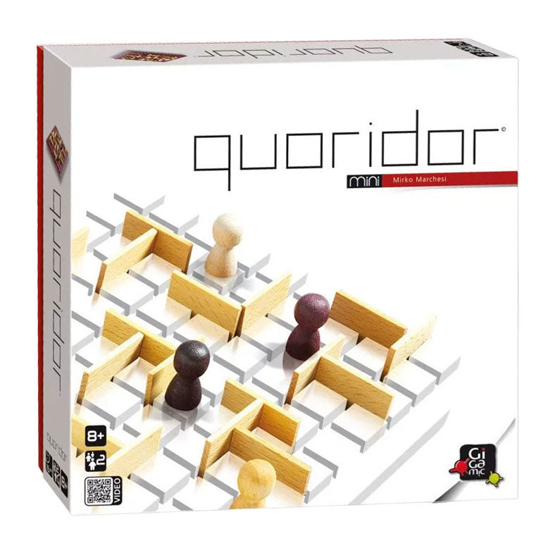 999games gigamic - quoridor mini - abstract strategy game - nl gb fr de es it