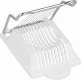 Metaltex eggekutter i rustfritt stål hvit