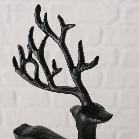 Boltze domáca figúrka jeleňa čierna 9x3x20cm