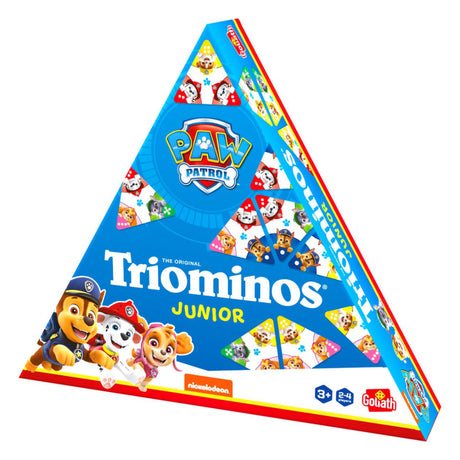 Goliath Triominos Junior Paw Patrol – Brettspiel – Kinderspiel – Spielen Sie Triominos mit Ihrem Lieblings-Paw Patrol-Charakter.