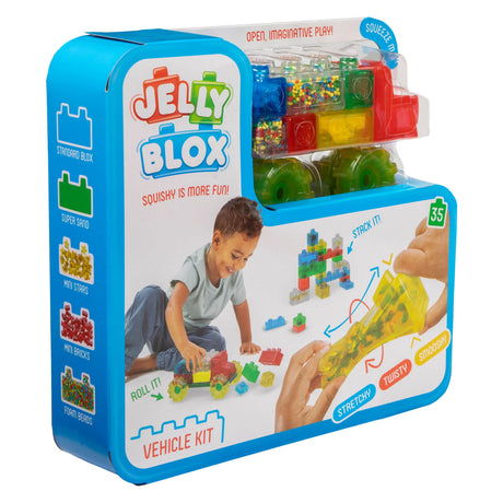 Goliath jelly blox - sada vozidel - 35 ks.