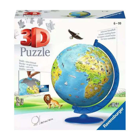 Ravensburger xxl children's globe (English) - 3D puzzle - 180 pieces