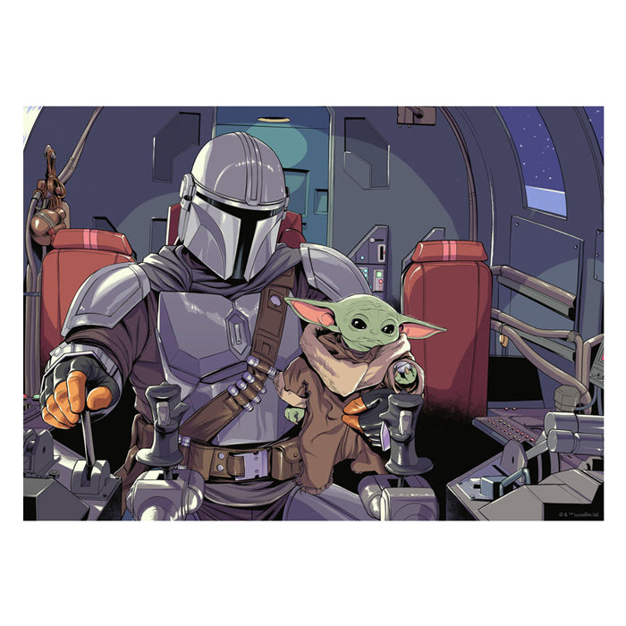 Ravensburger Puzzel Star Wars de Mandalorian - 1000 Stéck Puzzel.