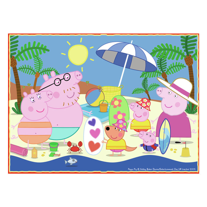 Ravensburger kirakós peppa malac 4 az 1-ben, 24 db.