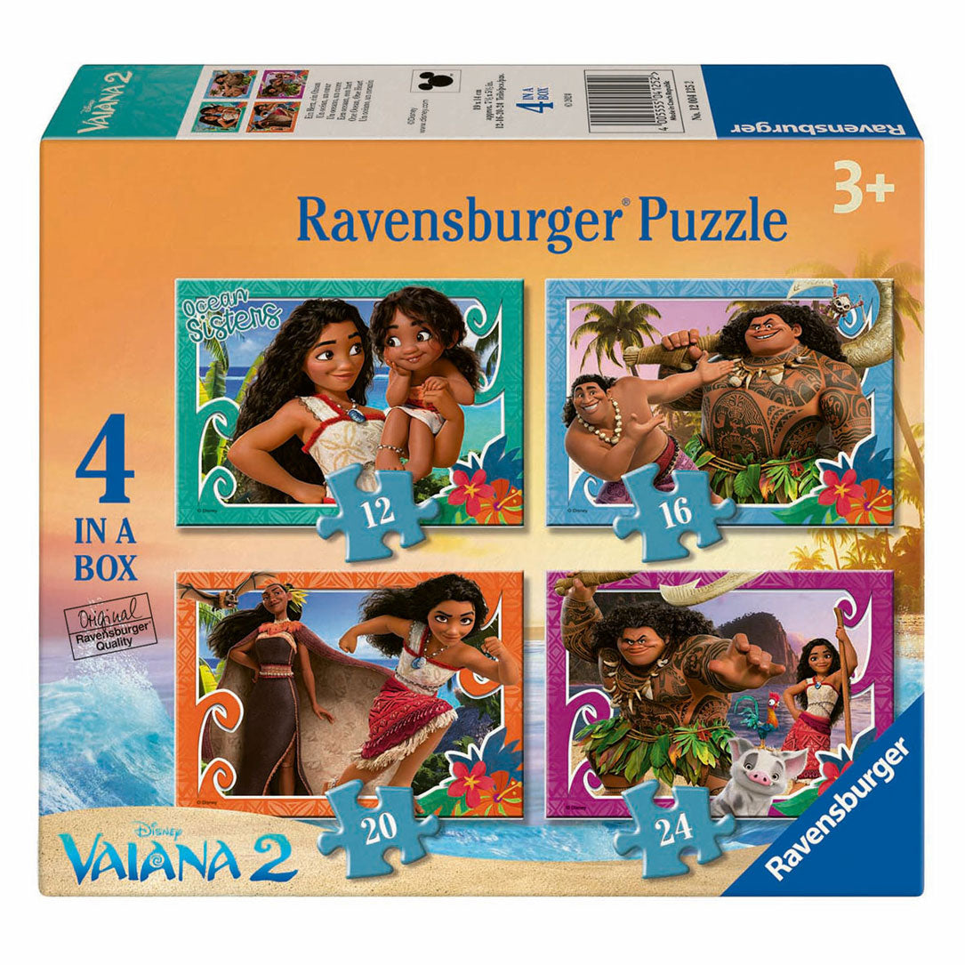 Ravensburger jigsaw puzzle 4in1 disney vaiana 2