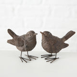 Boltze home figurine bird spatz h6cm polyresin