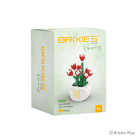 Oku brixies plus flower asia dream building blocks
