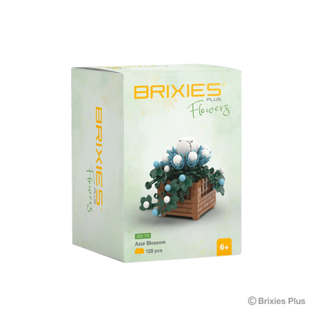Oku Brixies Plus Flower Azure Blossom building blocks