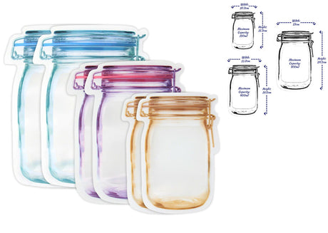 Lifetime cooking reusable food storage bags set of 6