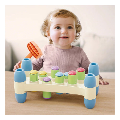Quercetti play eco+ hammer benk peggy (34 deler)