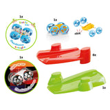 Quercetti slot car track flip car