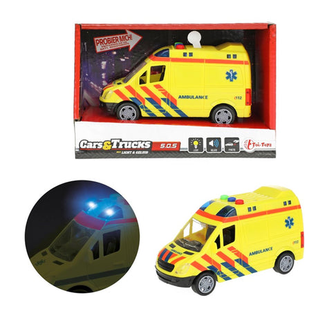 Toi-toys ambulance - autíčko - tření - světlo a zvuk - hračky