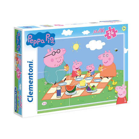 Clementoni maxi quebra-cabeça peppa pig, 24 unid.
