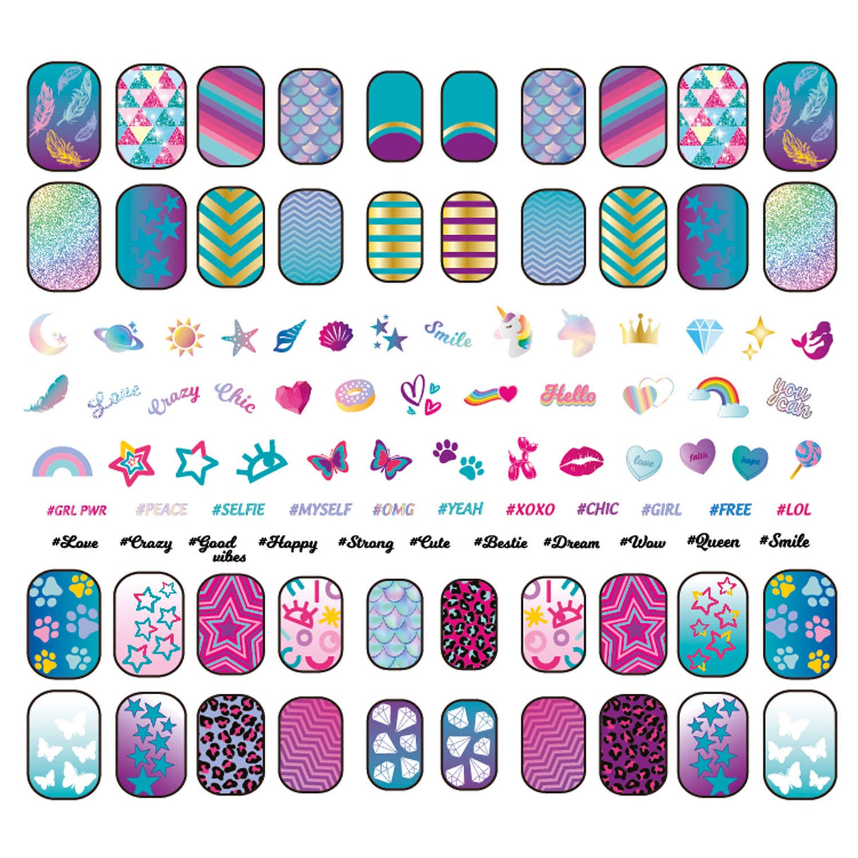 Clementoni Crazy Chic - Fluo Nails