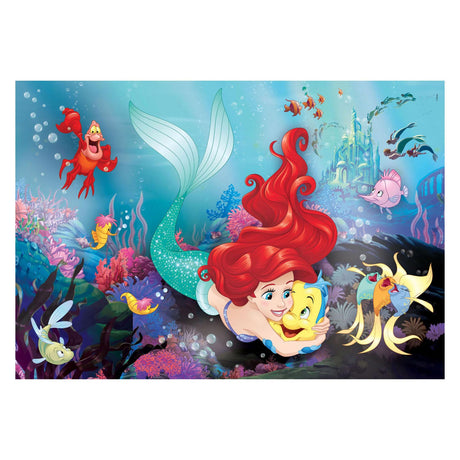 Quebra-cabeça Clementoni maxi pequena sereia da disney, 24 unid.