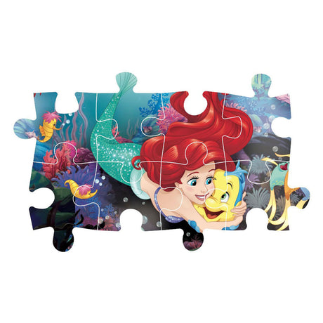 Quebra-cabeça Clementoni maxi pequena sereia da disney, 24 unid.
