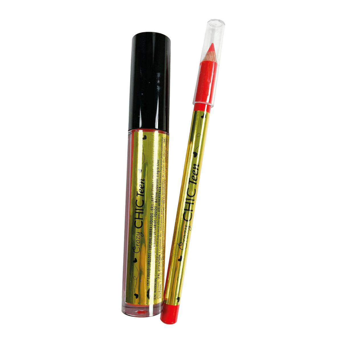 Clementoni Crazy Chic Lipgloss and Lippotlood Party Queen, 2: a.