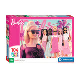 Clementoni jigsaw puzzle super color barbie, 104 pcs.