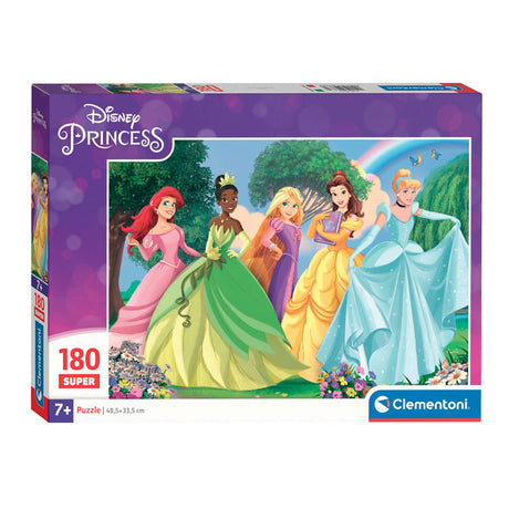 Clementoni kirakós szuper színes disney hercegnő, 180 db.