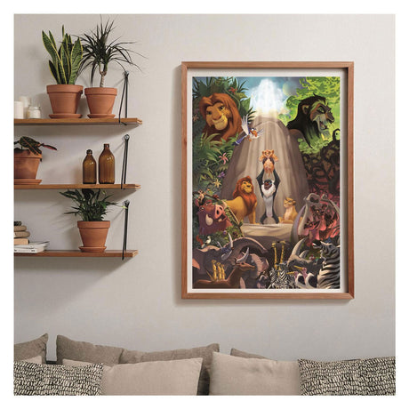 Clementoni puzzle - the lion king - 1000 pieces - including poster