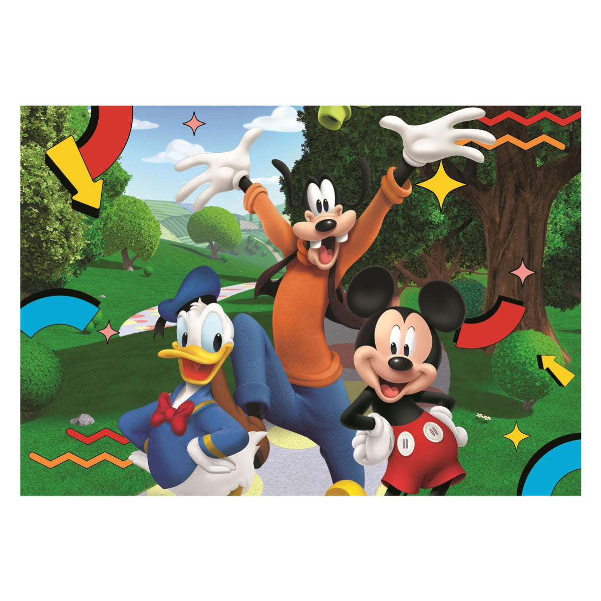 Clementoni Maxi Puzzel Mickey Mouse Clubhaus - 104 Stéck.