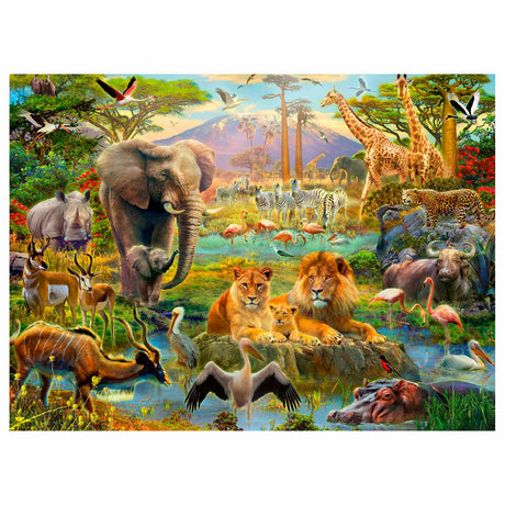 Ravensburger Puzzel Déieren vun der Savannah - Puzzel - 200 Stécker
