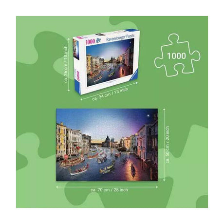 Ravensburger jigsaw puzzle Venice from day to night - 1000 pcs.