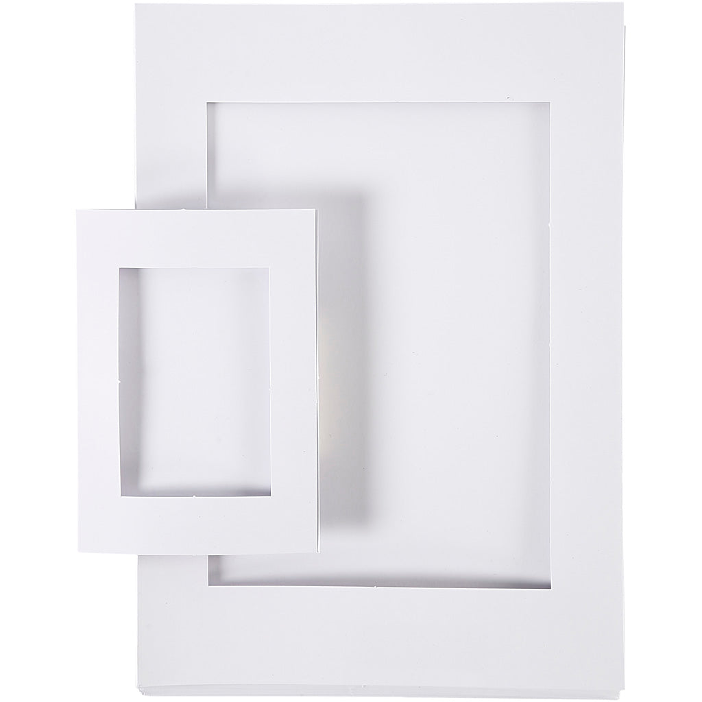 Cuideachta cruthaitheach https: www.cchobby.nl passepartout-lijst-afm-a4-a6-230-gr-wit-2x60-stuk-1-doos
