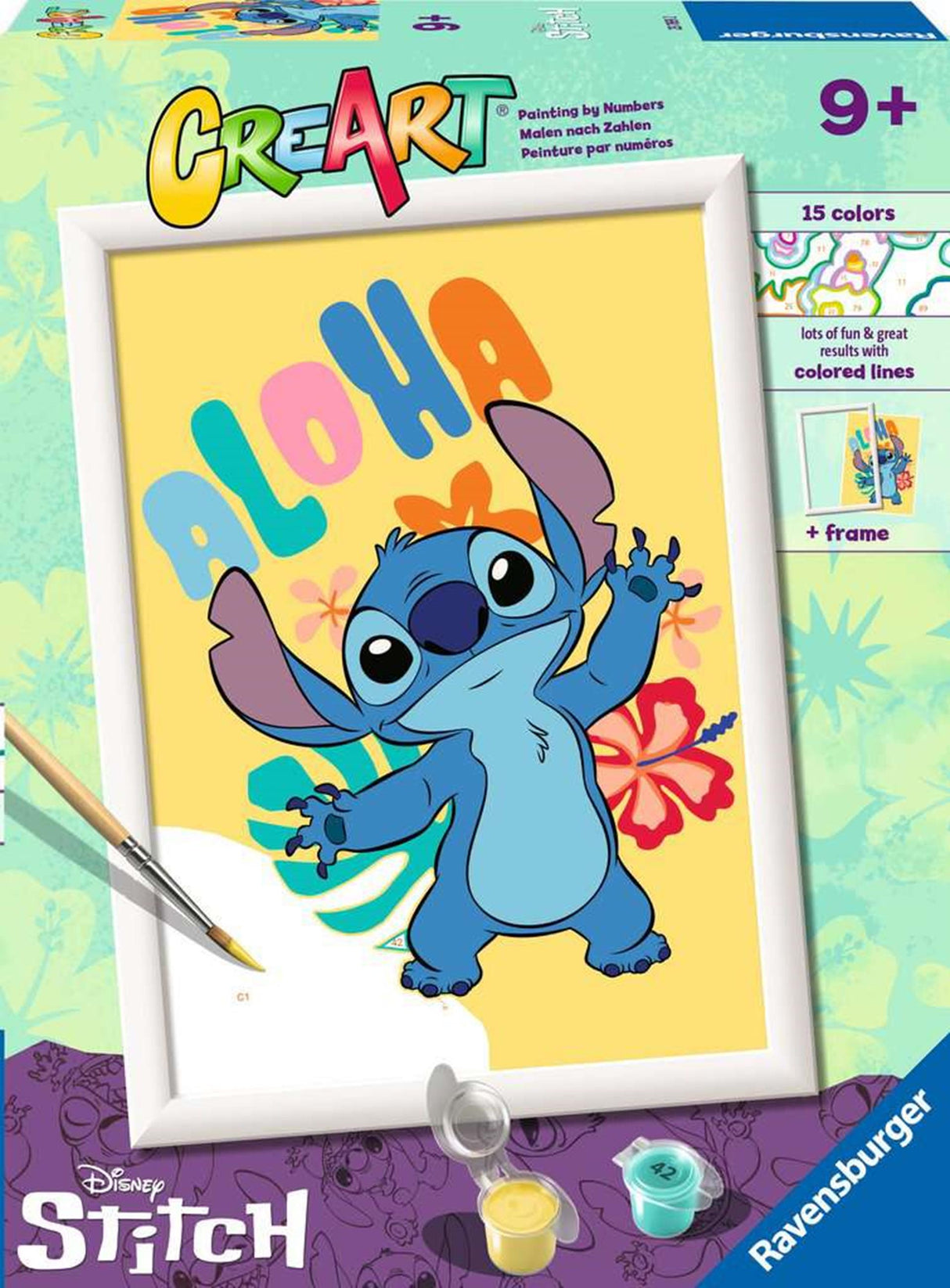 Ravensburger Creart slika pri številki - Aloha Stitch
