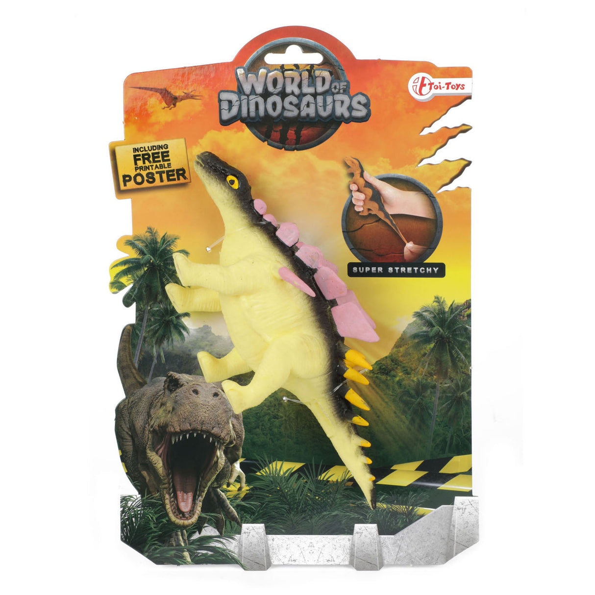 Toi-toys dinozaurų tempimas