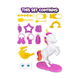 Toi-toys game bucking unicorn-with saddle + 12 pieces of luggage