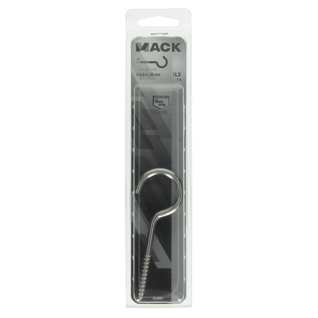 Mack 1019899 - screw hook stainless steel 1 pc 6.0x60 mm | 5 pieces