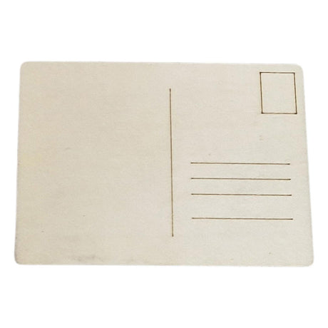 Playwood wooden postcard plywood