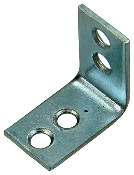 1014297 - 8 pleated galvanized corner braces 25x25x15mm | 10 pieces