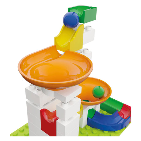 Hubelino marble run extension set funnel, 44 pcs.