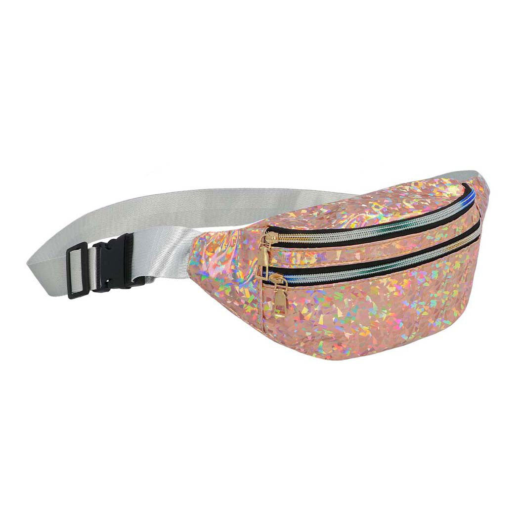 Boland fanny pack holodelic rose gold