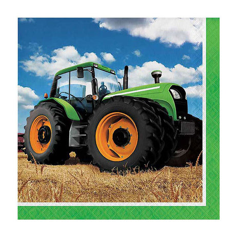Haza Whitebeard tractor napkins, 16 pcs.