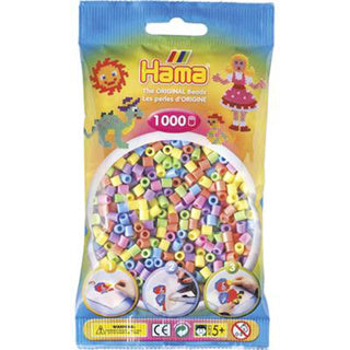 Hama ironing beads pastel colors 1000 pieces