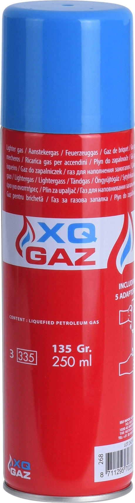 Xqmax lighter gas refill 250ml