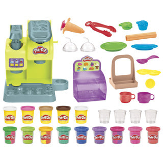 Hasbro play-doh rainbow shimmer cafe play set - creative toy.