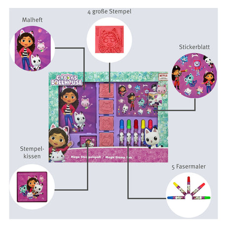 Gabby's Dollhouse Mega Stamper Set