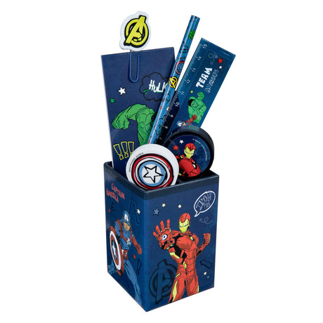 Undercover avengers desk set - 6-piece - stationery for children.