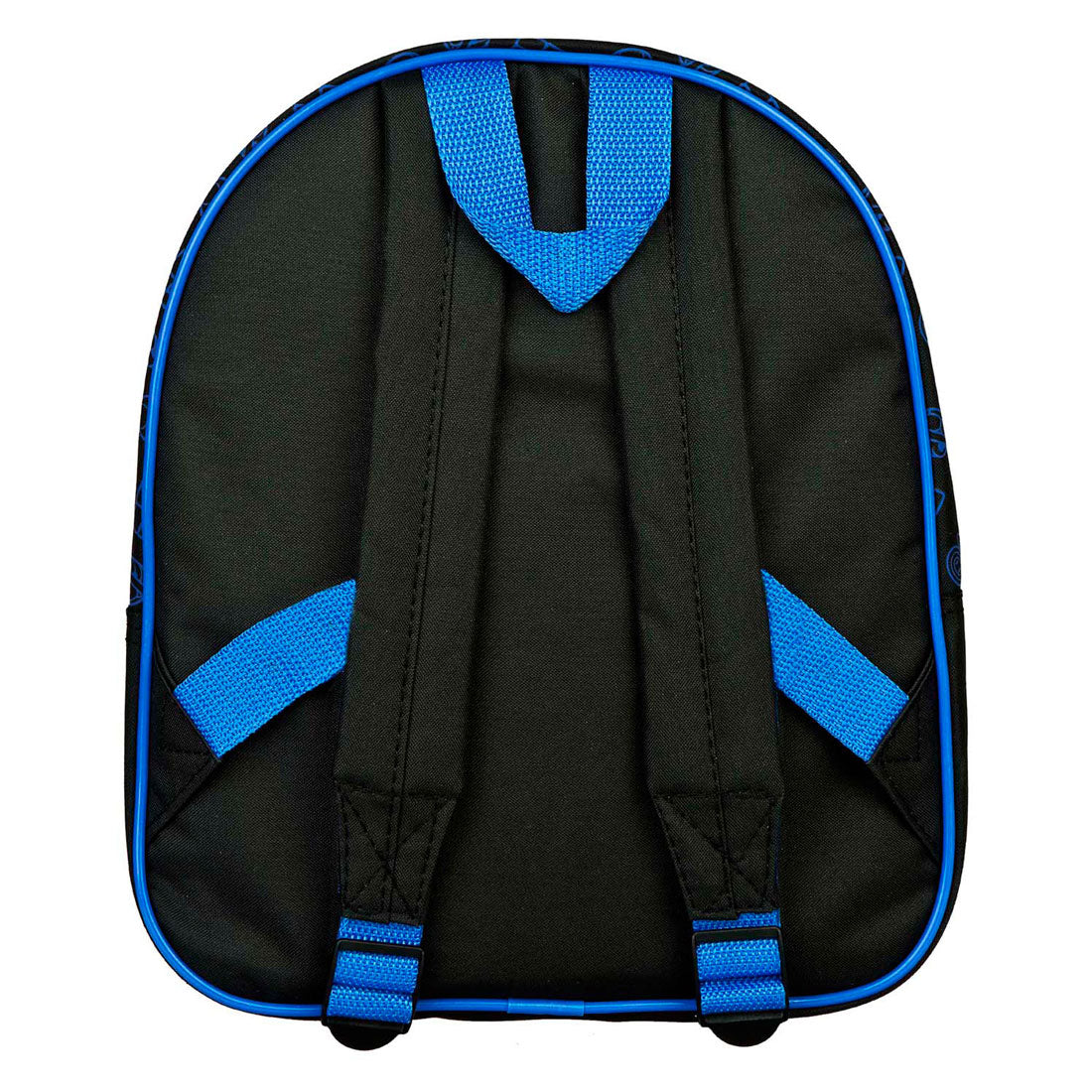 Mochila disfarçada com bolso frontal super mario azul