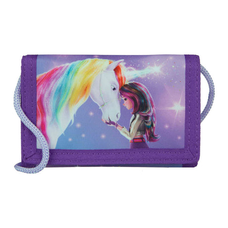 Undercover unicorn academy wallet with drawstring