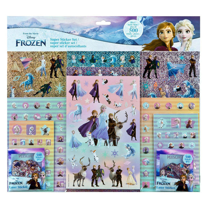 Unbranded sans marque super sticker set disney frozen, 500 pcs.