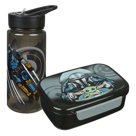 Undercover star wars sorozat - ebéddoboz és kulacs készlet - fekete - 500ml