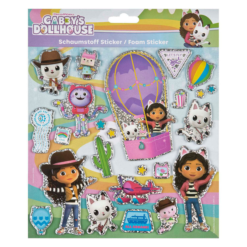 Undercover foam stickers Gabby's Dollhouse