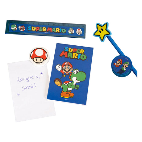 Super Mario stationery set - 6 pcs.